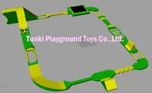 amusement inflatable water park,inflatable water trampoline bouncer game,water play equipment