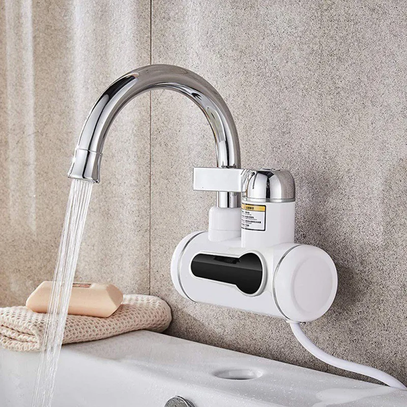 

Water Faucet 220V Side Water Digital Display Electrothermal Faucet Is A Thermal Type Of Three-second New