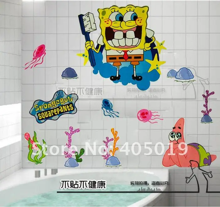 60x90cm hl6855 spongebob stickers squarepants 60x90cm hl6855 spongebob stickers squarepants