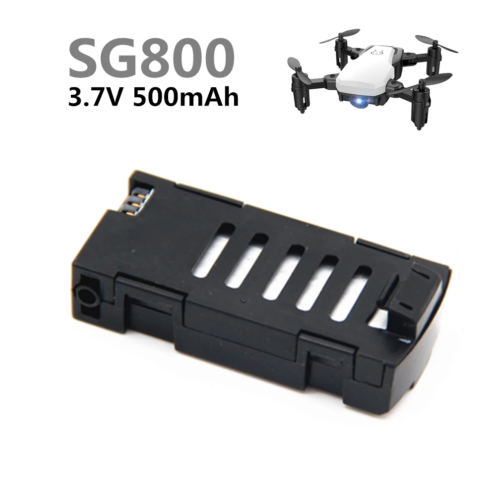 1 шт. SG800 Li-po аккумулятор 3,7 V 500mAh запасные части для батареи дрона SG800 RC