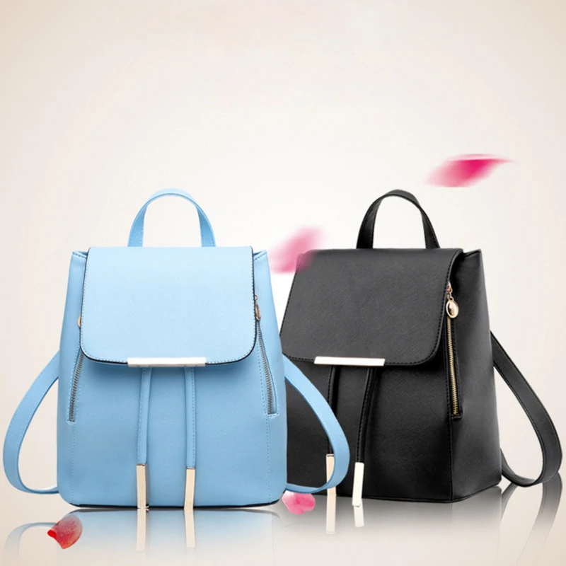 

WENYUJH 2019 New Women Backpack High Quality PU Leather Mochila Escolar School Bags For Girls Notebook Backpacks Student Bags