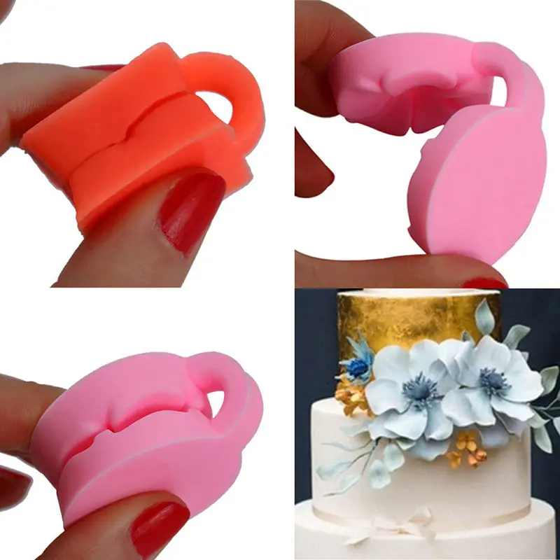 Модные DIY Инструменты для украшения торта силиконовые 3D Роза цветок помадка