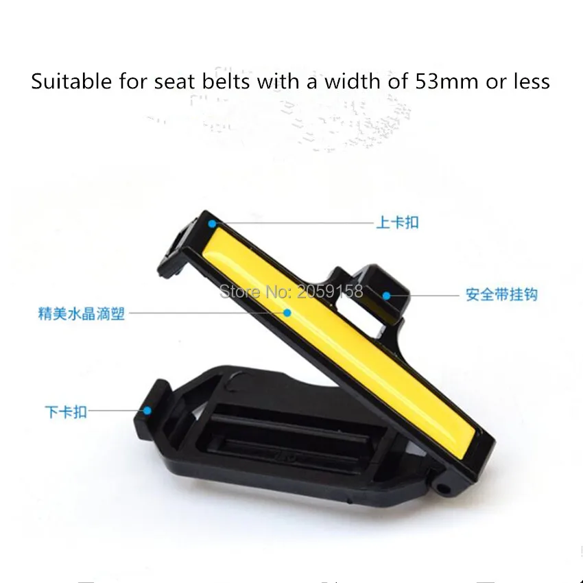 

2Pcs/Lot Car Safety Seat Belt Buckle Clip Fastener for skoda rapid citroen c4 mercedes toyota corolla hyundai creta lada priora