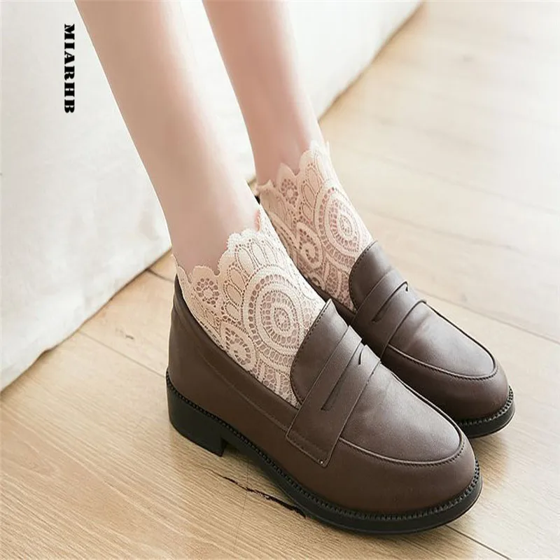 Sunfree женские кружево Нескользящие Low Cut удобные и дышащие носки Модные calcetines mujer новинка 2019 года Лидер продаж 3L45