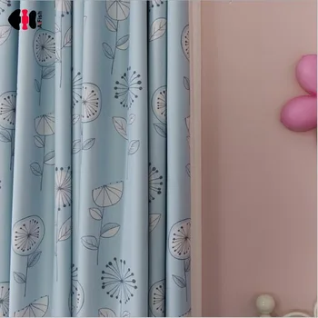 

Cartoon Curtains Pastoral Children Flowers Lemon Tree Kindergarten Bedroom Nursery French Window Drapes JS03C