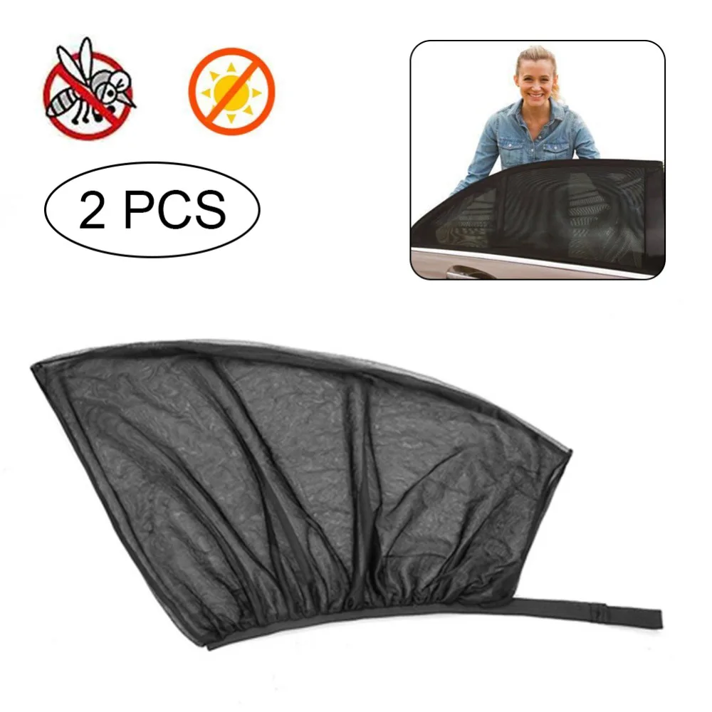 

2pcs Side Window Car Sunshades Retractable Car Curtains UV Sunshade Drape Universal Automobile Window Shield Front Rear Window