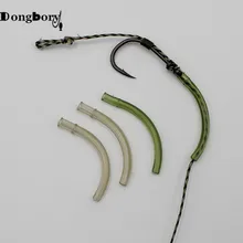 Для выведения токсинов, 40 шт Карп рыболовные принадлежности Withy бассейн крюк Выравнивателя охотника резиновые Кембрики на крючке рукав выравниватель линии терминал рыболовные снасти волос Rig шарнирного соединения