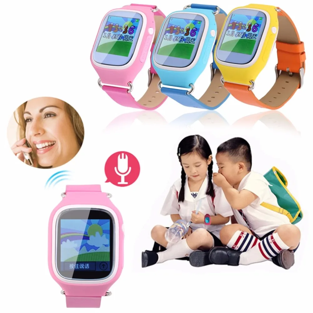 

Fashion Children Watch 1.22 Inch Color Touch Screen SIM Card MusicPedometer SOS Smart Watch Support for Android Phone
