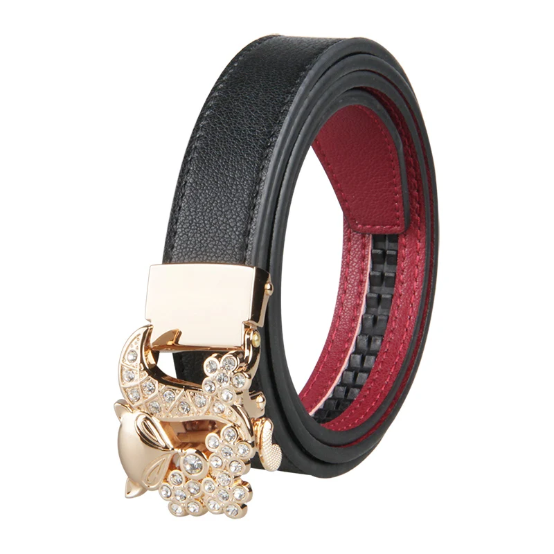 

New Fashion Women Belts Female Genuine Leather Automatic Belts Best Selling Waist belts Girls Students Belts 100cm 120cm Length