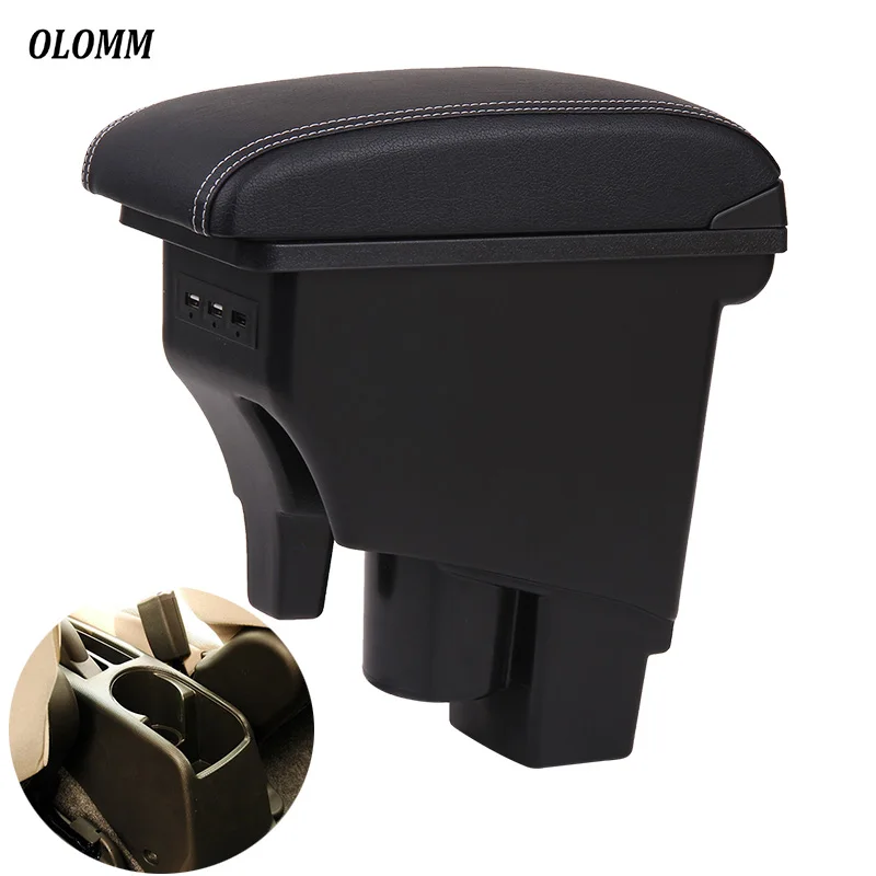 

Arm Rest For Honda Fit Jazz 2002-2007 Hatchback Central Console Storage Box Armrest USB car-styling interior accessories