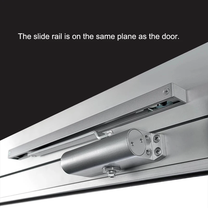 Гидравлический буферизированный Дверной доводчик доступен для деревянных/металлических дверей серебристый цвет 65 кг несущая способность WM02803