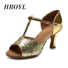 Латинская танцевальная обувь для детей для девочек, женщин Бальные Профессиональный Танго Сальса обувь для танцев на вечеринках высокое качество на высоком каблуке около 7 см/5 см