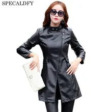 4XL 5XL плюс размер пальто осень зима черная кожаная куртка женская длинная куртка женская уличная прикольная верхняя одежда Chaqueta Mujer