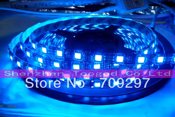 Бесплатная доставка DHL 50 м/лот 300LED черная печатная плата RGB полоса IP65