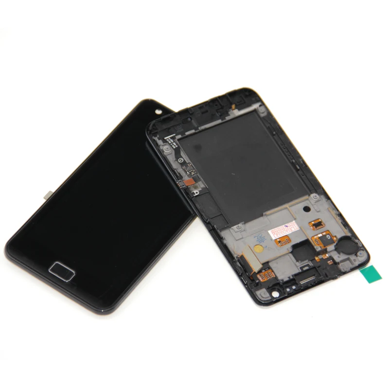 ЖК дисплей Super AMOLED для Samsung Galaxy S2 I9100 с сенсорным экраном и дигитайзером в сборе