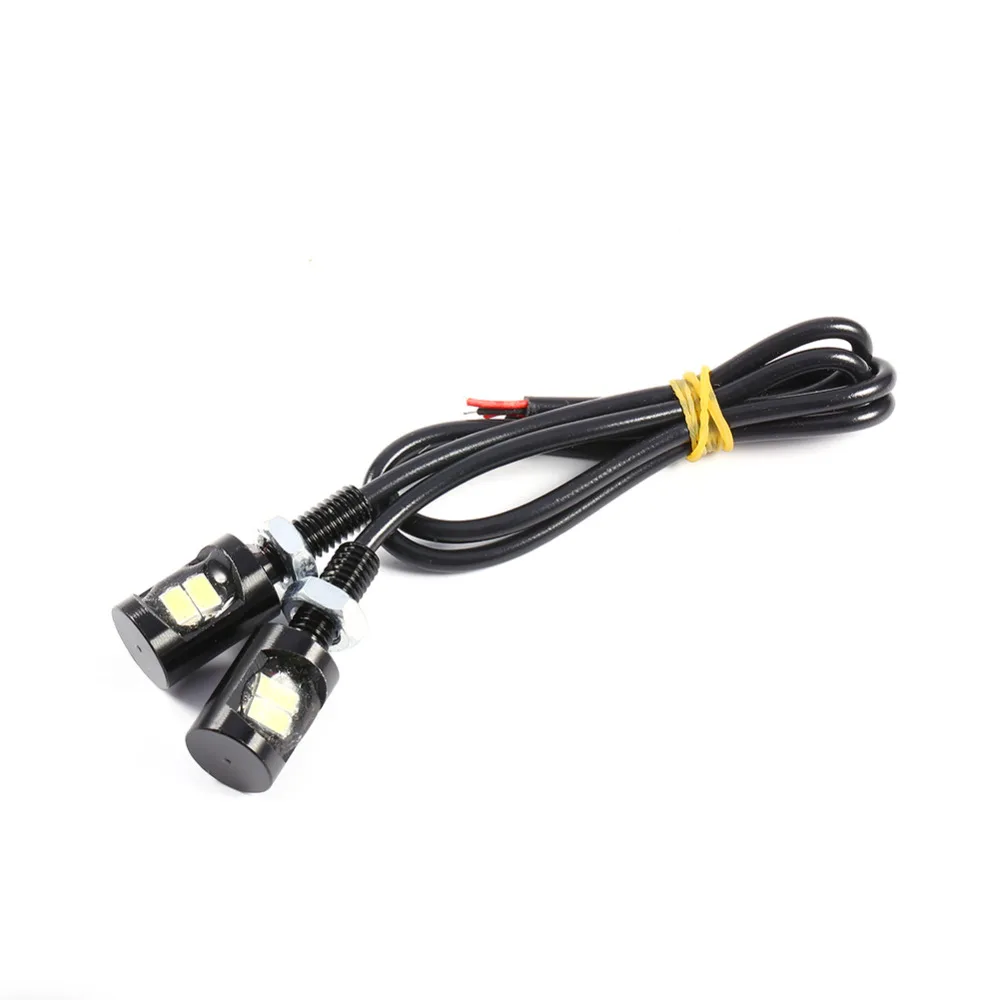 

Universal 4pcs Motorcycle Car License Plate Light DC12V 2835 LED Screw Bolt Light Auto Motor Licence Plate Light Taillight Lamp
