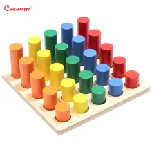 Montessori Sensoiral Toys Geometric Steps Cylinder Maths Toddlers Kingarten Color Training Educational Toy for Children SE041-3 Montessori Sensoiral Toys Geometric Steps Cylinder Maths Toddlers Kingarten Color Training Educational Toy for Children SE041-3