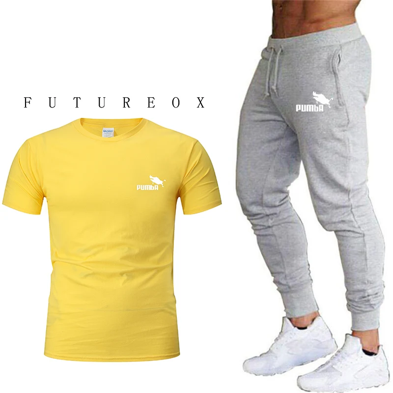 

2019 New Mens Gyms Fitness Skinny Sweatpants Trousers Joggers Workout Sportswear Male Casual Fashion Brand Pants Bottoms+T