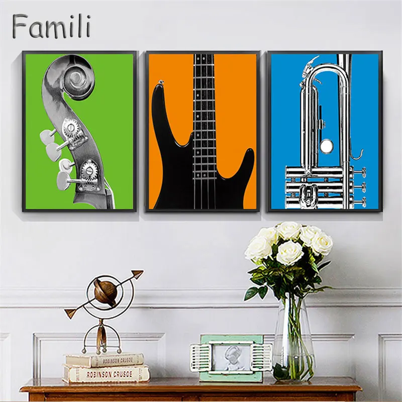 HAOCHU-Modern-Music-Instrument-Cool-Guitar-Canvas-Painting-Coffee-Shop-Bar-Wall-Decor-Music-Room-Studio