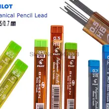 ; 12 бочки пилот полимерные грифели для карандашей 0,3/0,5/0,7 HB 60 мм