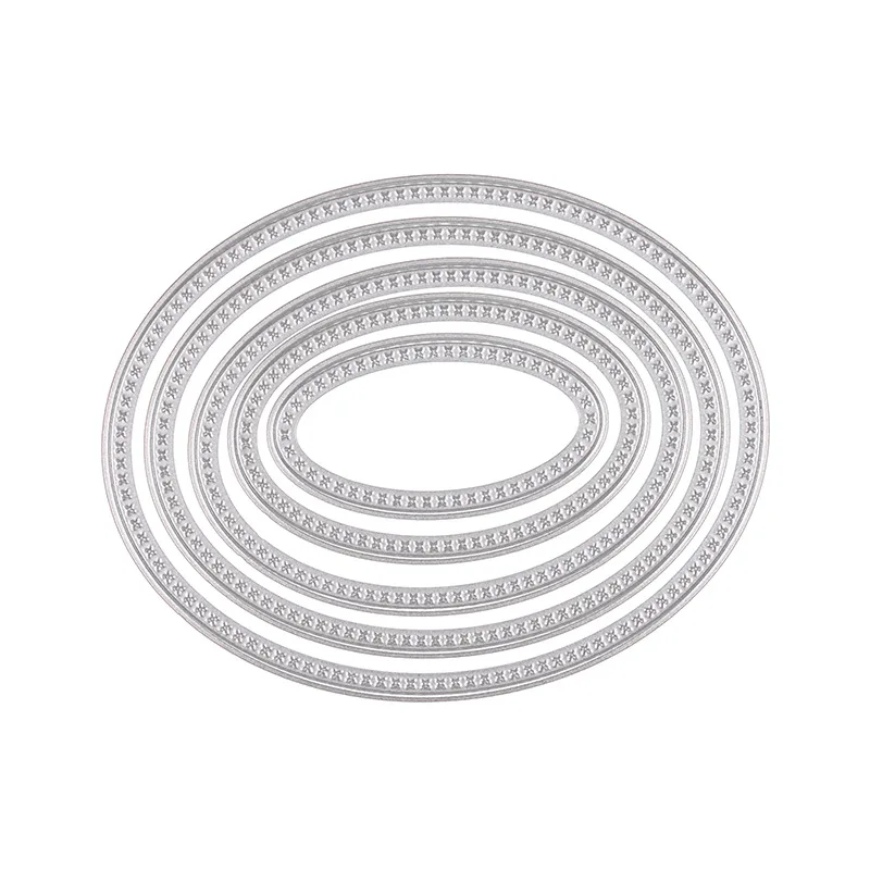 Oval Shape Album DIY Metal Cutting Die Stencil Scrapbooking Paper Card