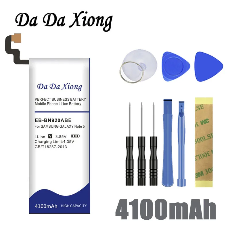 

Da Da Xiong 4100mAh EB-BN920ABE Li-ion Phone Battery for Samsung Galaxy Note 5 N9200 N920t