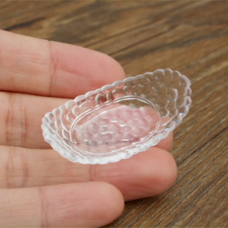 

Tanduzi 20PCS Plastic Transparent Parfait Banana Boat Cups PVC Mini Cups Kitchenware DIY Craft Decoration Simulation Food Model