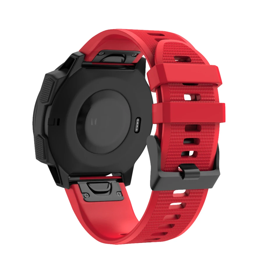 26 мм 22 мм силиконовый ремешок для часов Ремешок для Garmin Fenix 5X Fenix3 3HR Fenix 5 Plus S60 MK1 часы Easyfit Сменные Ремешки для наручных часов