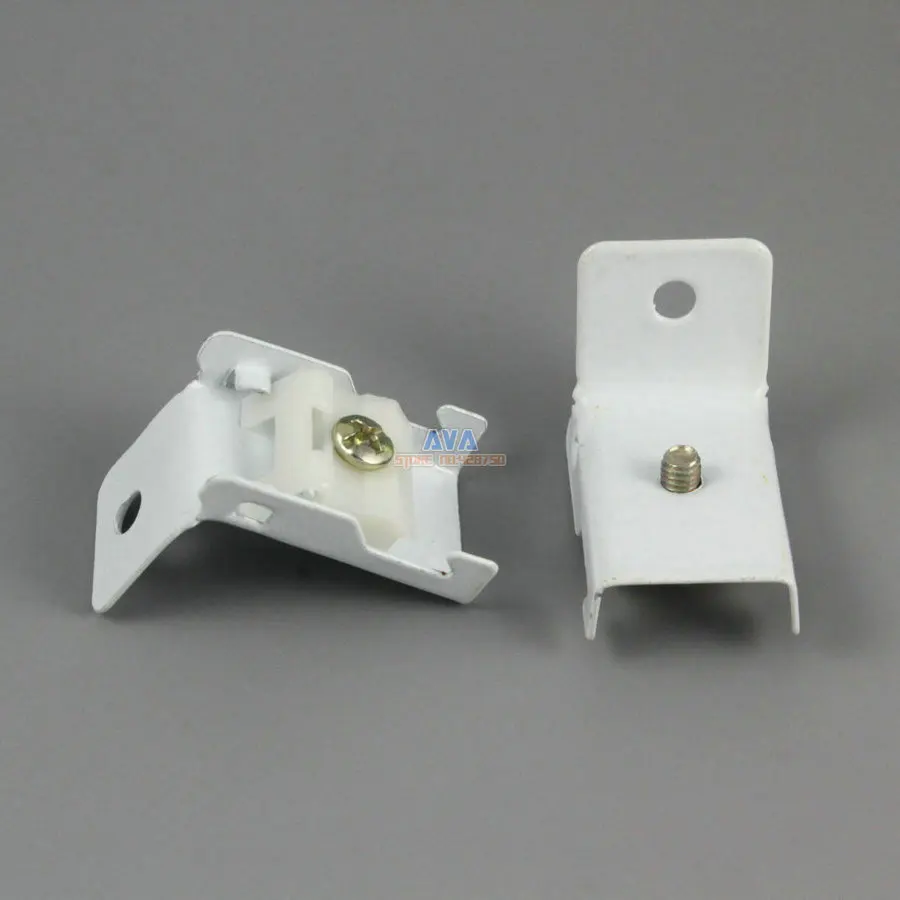 20 Pieces L Shape Curtain Track Bracket Curtain Track Brace 30x20x24mm