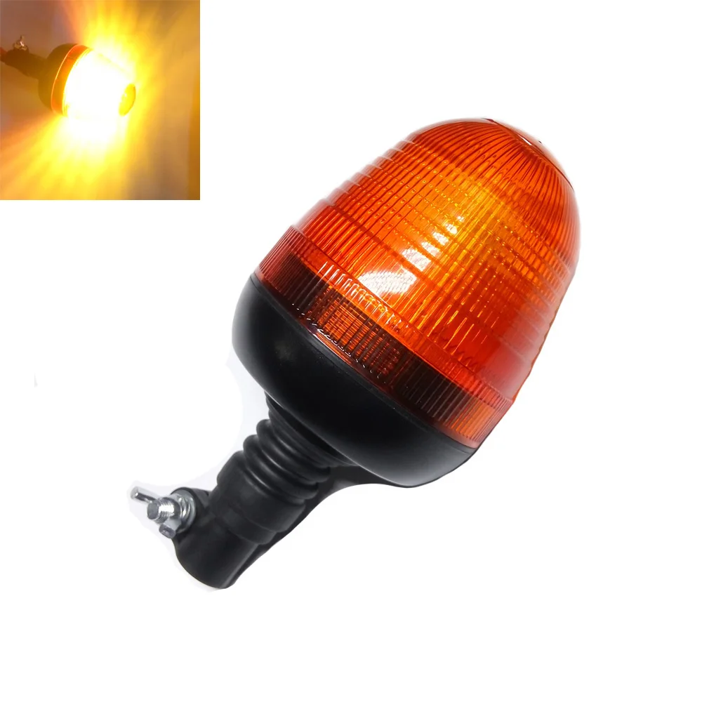 LED Light Flexible Pipe Mount Profile Amber Beacon Emergency Hazard