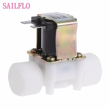 3/4 "AC 220V PP N/C Electronic solenoide Valve Control de agua Diverter dispositivo nuevo S08 venta al por mayor y DropShip(China)