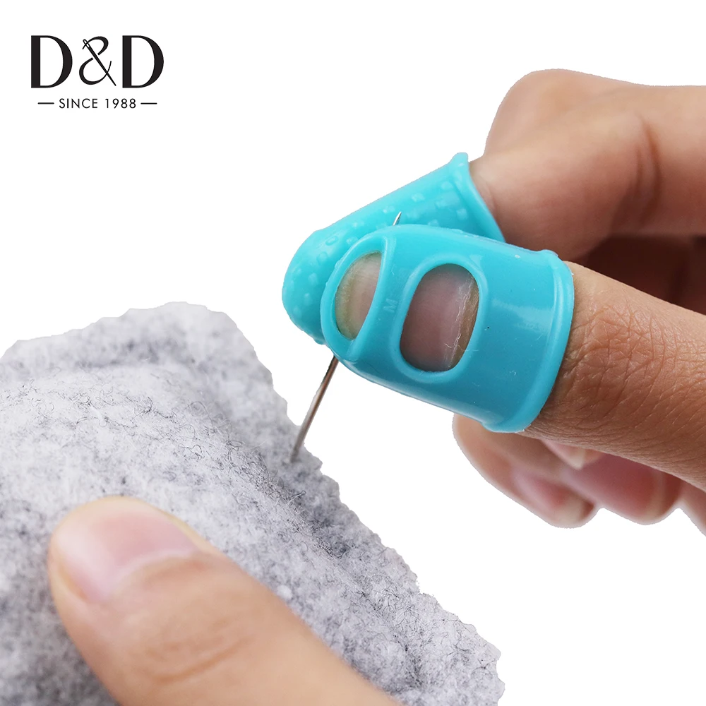 D&D 2pcs Sewing Protect Fingerstall Prevent Pain Protect Fingers Soft
