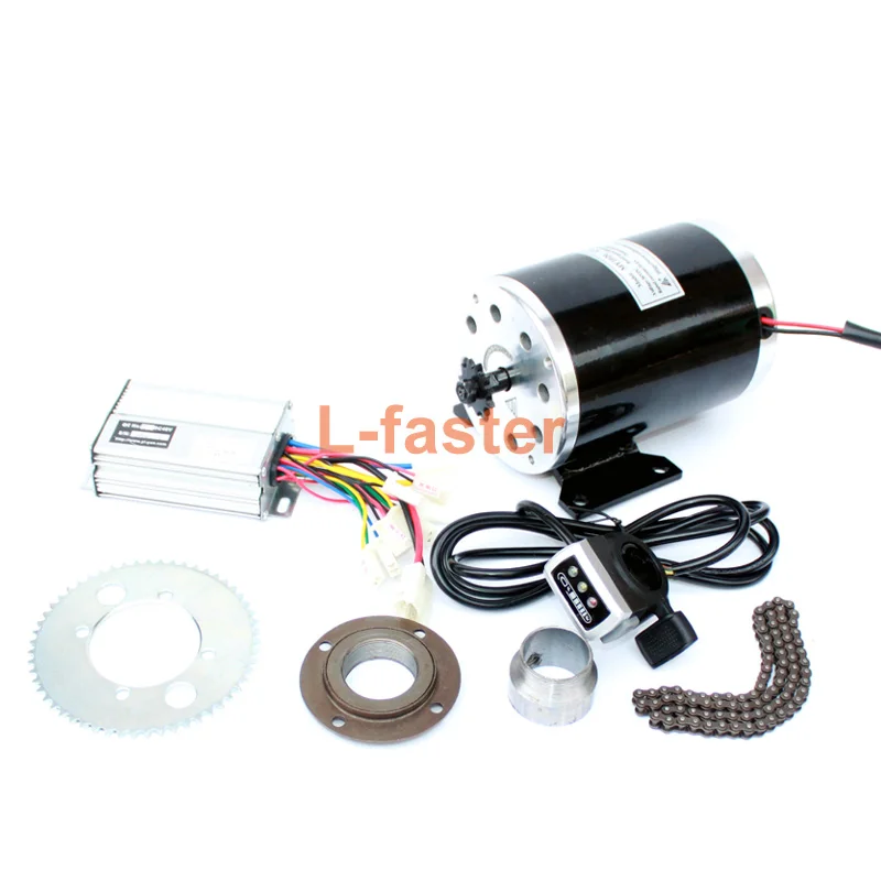 

750W Electric Motorbike Engine Kit High Speed Electric Burshed DC Motor DIY Electric Kids Go-cart Chain Drive More than 30km/h