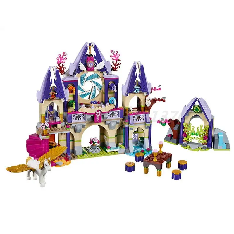 

BELA 10415 Building Block Elves Skyra's Mysterious Sky Castle 41078 Model Bricks Educational Toys For Children Christmas Gifts