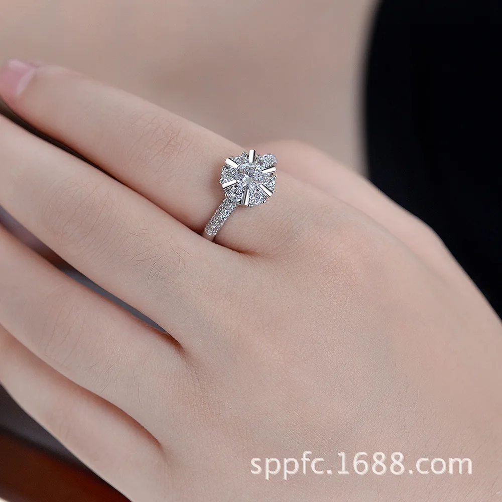 Оптом новые зимние инкрустированные кристаллы в форме сердца от Swarovski кольцо для