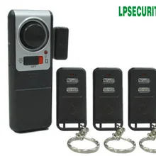 1+ 3) костюмы собака добермана безопасности беспроводной дверной детектор сигнализации+ 3 пульта(без батареи) для умного дома