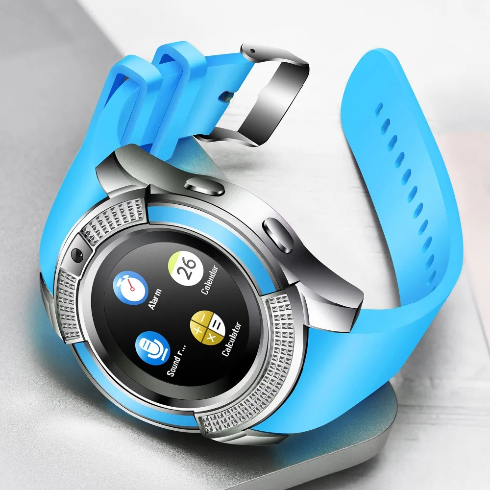 BANBANGWEI Men Women Smart Watch WristWatch Support With Camera Bluetooth SIM TF Card Smartwatch For Android Phone Couple Watch