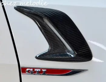 

1pair Universal top quality real Carbon Fiber car body Air Vent diffuser, Fender vents, trims for all car models