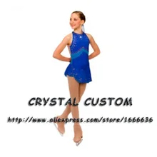 Профессиональный фигурное катание платье Красивая бренд Vogue Фигурное катание Платья для женщин для конкурса dr2848