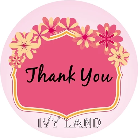 Livraison Gratuite Nouveau Papier Autocollant Etiquette Adhesif Personnalise Merci Pour Mariage Anniversaire Cercle De 5cm T19 Aliexpress