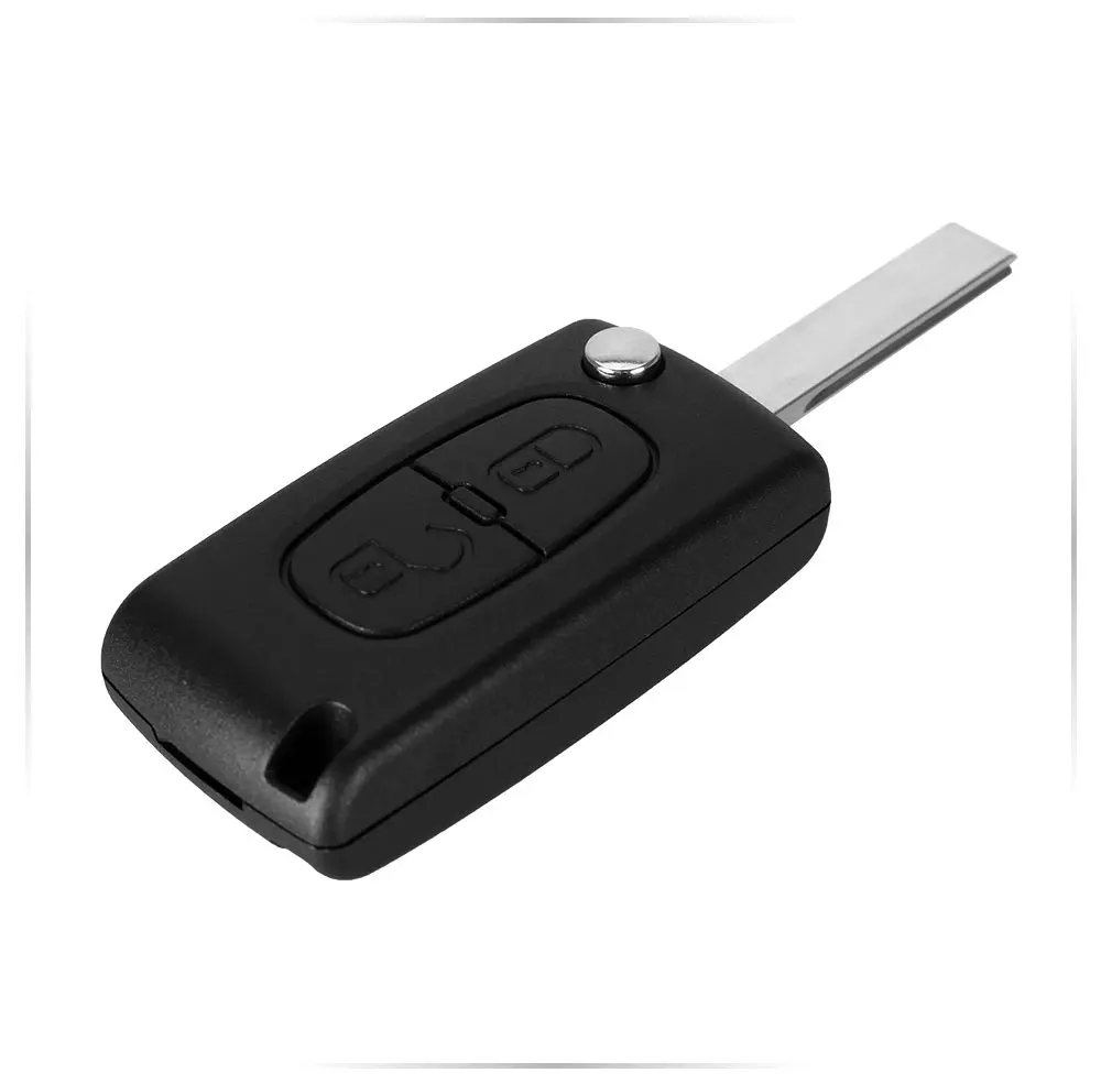 Раскладной чехол KEYYOU с 2 кнопками для Citroen C2 C3 C4 C5 C6 C8 Xsara Picasso CE0536