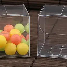 1000 шт 3*3*3 см Прозрачное водонепроницаемое ПВХ упаковочные коробки маленькая пластиковая прозрачная коробка для хранения еды/ювелирных изделий/конфет/подарков/косметики