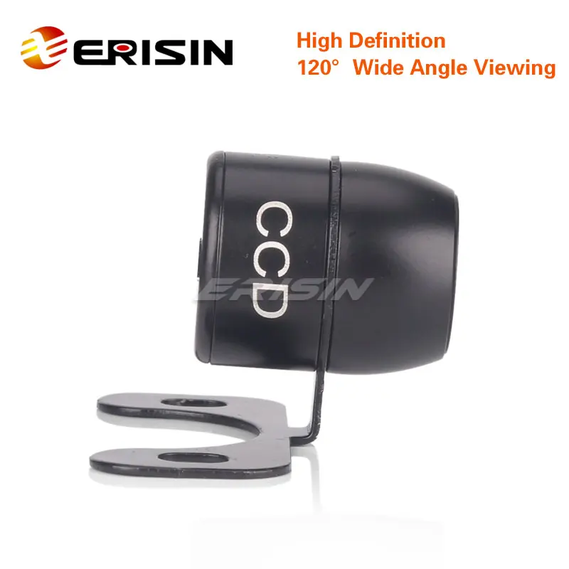 Erisin ES580 18 мм Mini 120 цветная CCD Автомобильная направляющая для камеры заднего