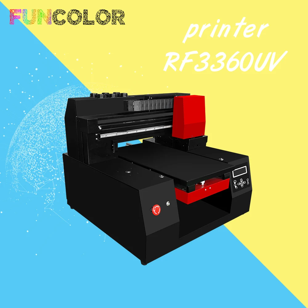 

33*60cm Automatic Printer UV Machine 3D 6-Colors Printer with Epson Printer Head for 3D Emboss Cylinder/Flatbed Objects