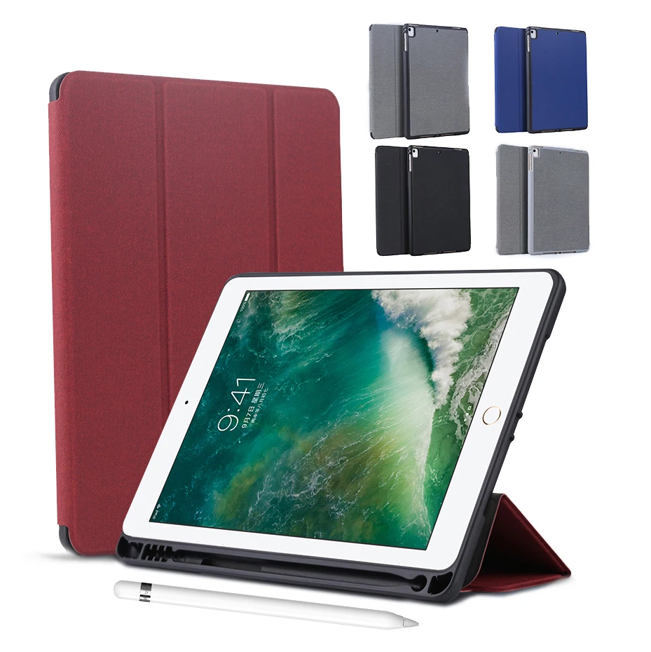 Новый деловой Чехол для ipad Air 2 Air/Pro 9 7 нового iPad 2017 2018 мягкая задняя крышка из