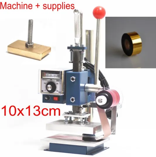10x13 горячего тиснения фольги принтер для печати на фольге комбо с фольгой рулон и индивидуальные формы, все в одном полный набор