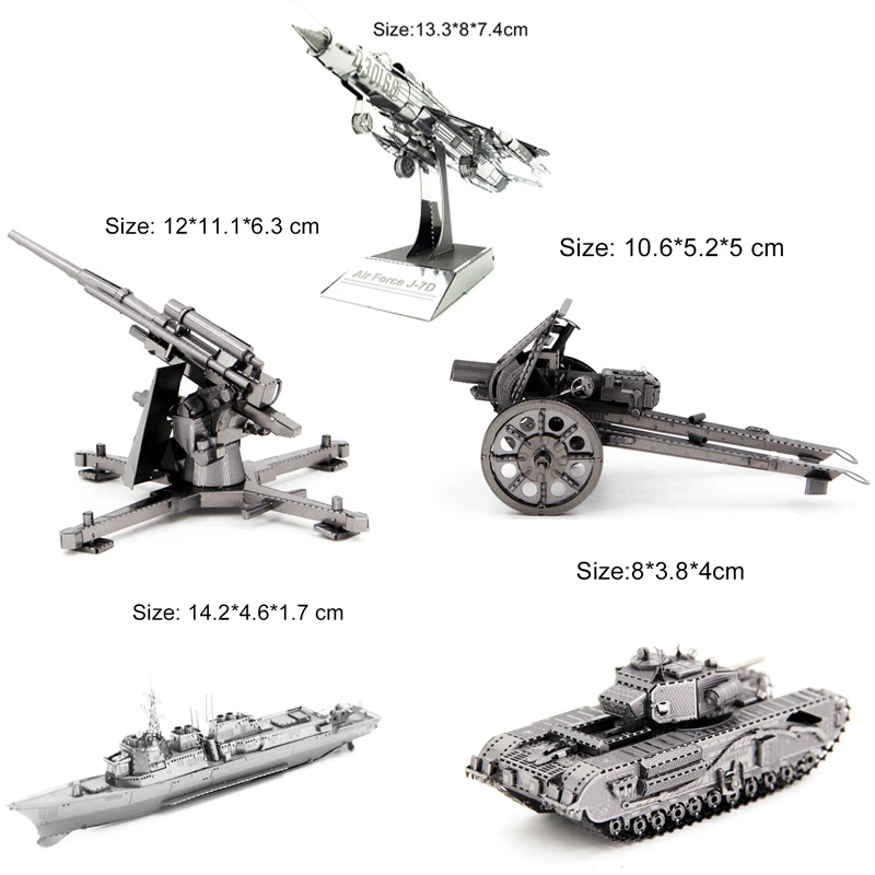 

Puzzle 3D Metal Kits Model DIY Laser Cut Assembly Jigsaw Adult Children Birthday Gifts Intellectual Development Creative Toys