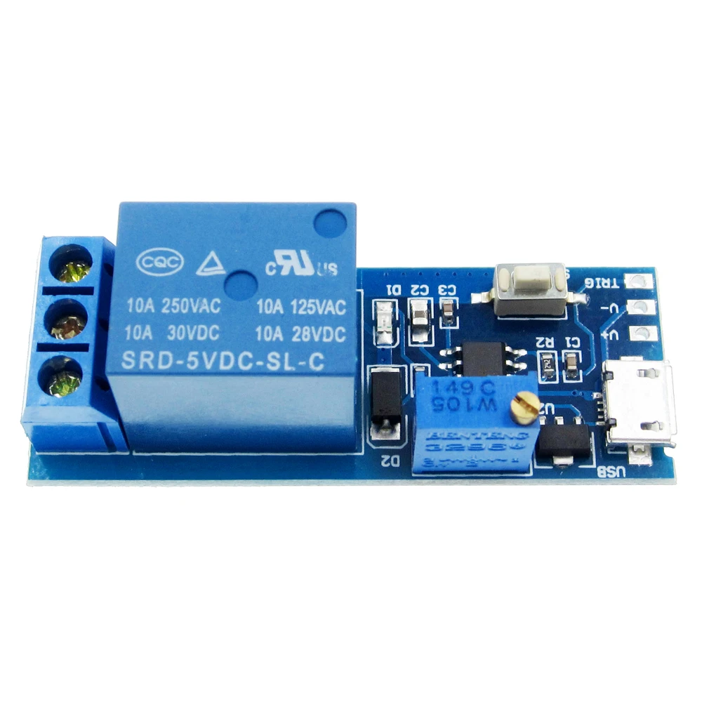 1Pcs Trigger Delay Timer Relay Conduction Relay Module Time Delay