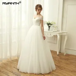 Robe de mariage 2019 пикантное, длиной до пола бальное платье Съемная Поезд свадебное платье для вечерние 2 en 1 на шнуровке Длинные свадебные платья