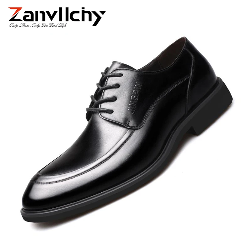 Bureau Hommes En Formelles Social Mens Classique Chaussures Mâle Cuir Élégant Véritable Luxe 2018 Nouveau Noir De Robe Oxford 1xZ5SwRq
